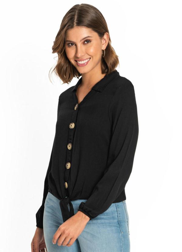 Endless - Camisa Feminina Laço Preto