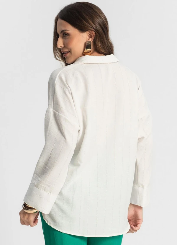 Endless - Camisa Feminina Manga Longa Bege 2