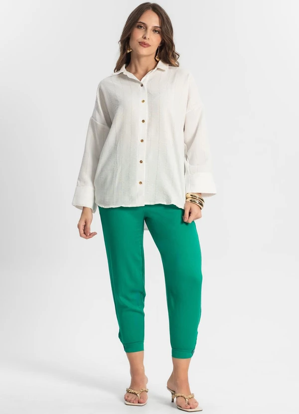 Endless - Camisa Feminina Manga Longa Bege 3