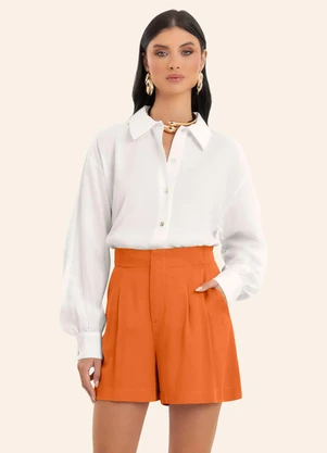 Endless - Camisa Feminina Manga Longa Bege - ENDLESS