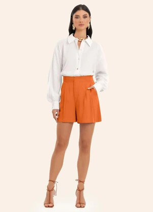 Endless - Camisa Feminina Manga Longa Bege - ENDLESS
