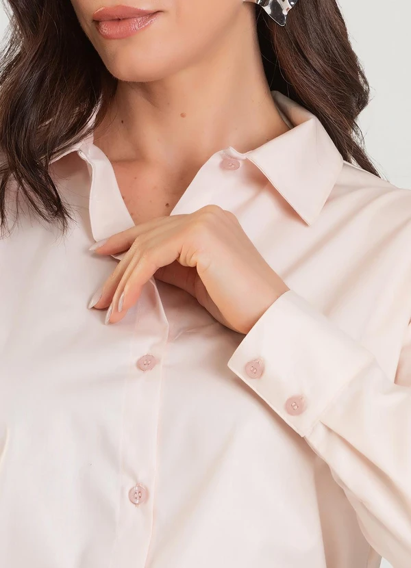 Dianna - Camisa Feminina Manga Longa Cinza 6