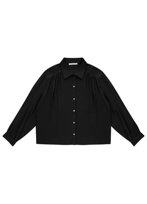 Endless - Camisa Feminina Manga Longa Preto - ENDLESS