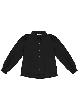 Endless - Camisa Feminina Manga Longa Preto - ENDLESS