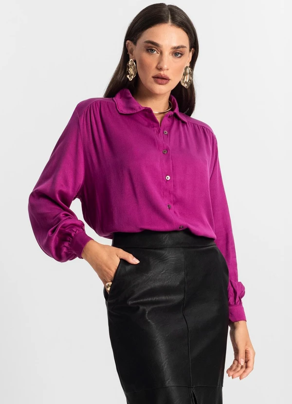 Endless - Camisa Feminina Manga Longa Roxo 4