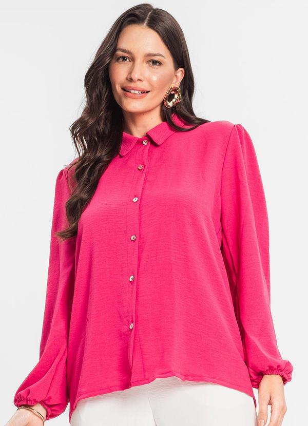 Rovitex - Camisa Feminina Manga Longa Rovitex Rosa