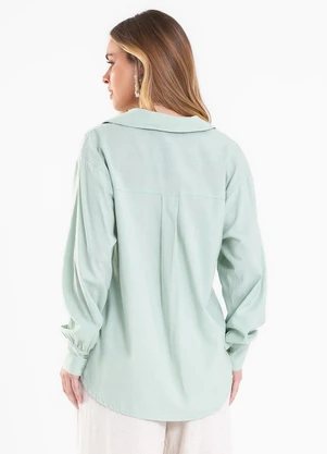 Endless - Camisa Feminina Manga Longa Verde - ENDLESS