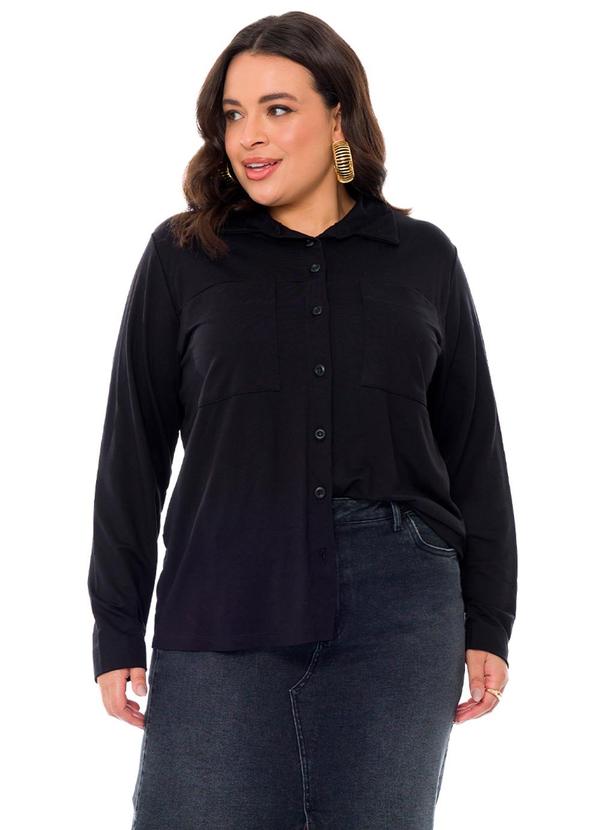 Lisamour - Camisa Feminina Preto
