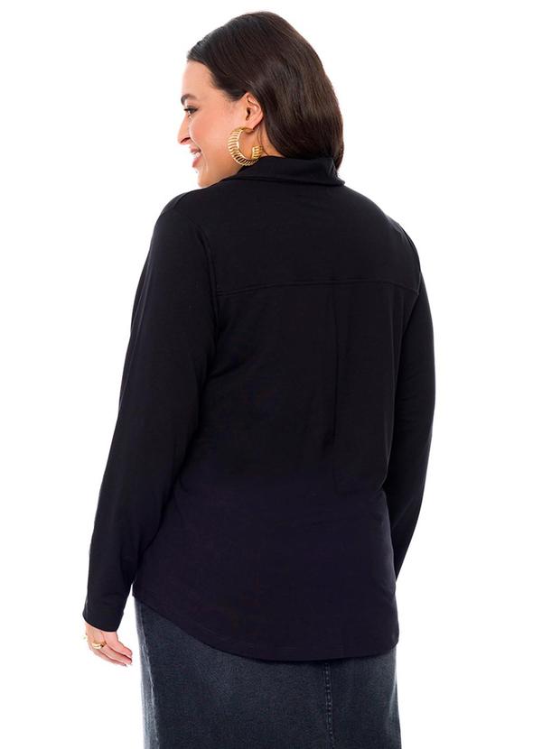 Lisamour - Camisa Feminina Preto 2