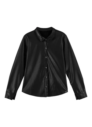 Marialícia - Camisa Feminina Preto - MARIALÍCIA