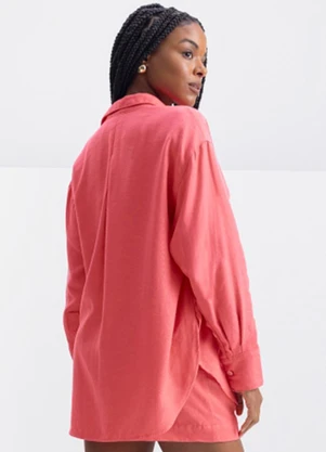 Essendi - Camisa Feminina Rosa - ESSENDI