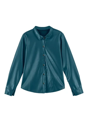 Marialícia - Camisa Feminina Verde - MARIALÍCIA