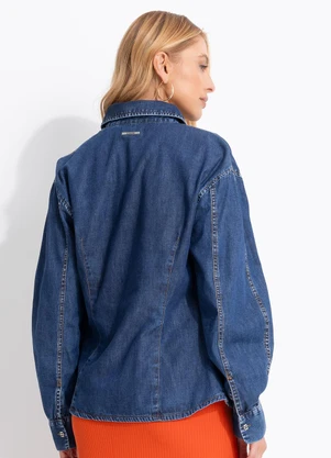 Colcci - Camisa Jeans Azul - COLCCI