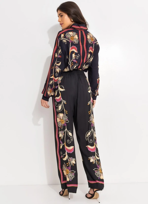 Farm - Camisa Lenço Lia Preto 4