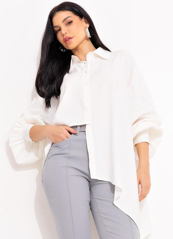 Forum - Camisa Linho Off White