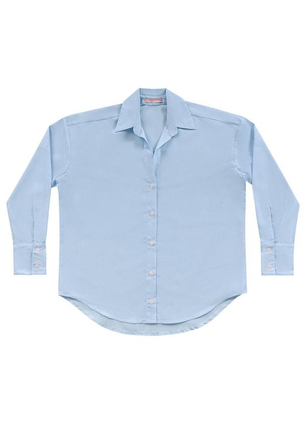 Angel - Camisa Listras Azul