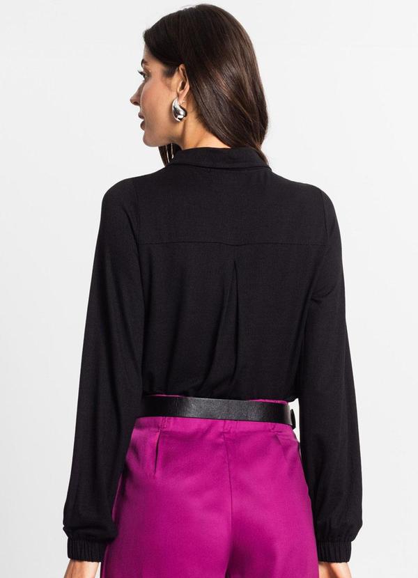 Endless - Camisa Manga Longa com Botões Preto 2