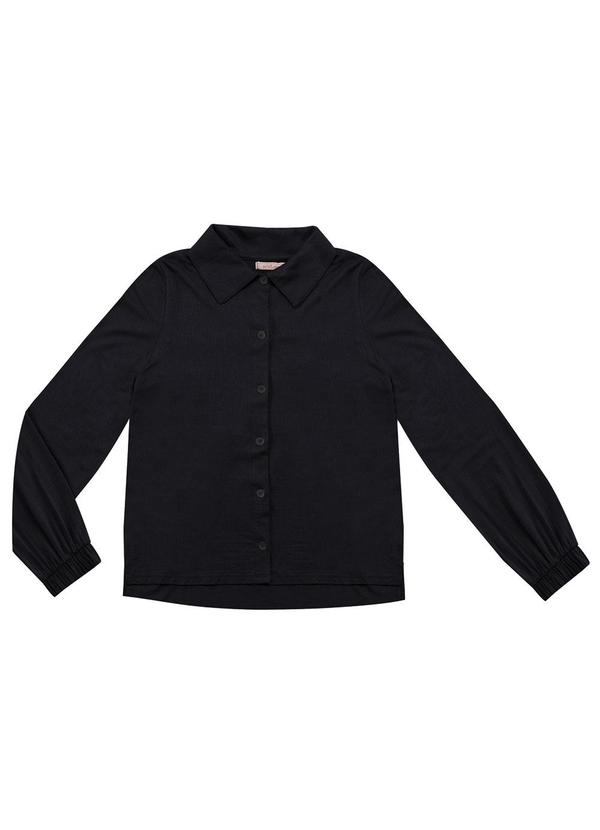Endless - Camisa Manga Longa com Botões Preto 4