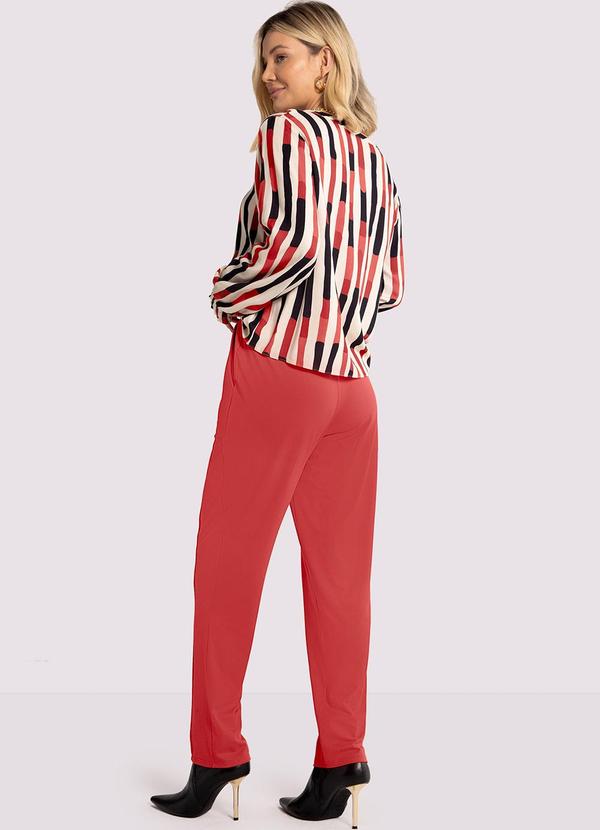 Lunender - Camisa Manga Longa em Viscose com Lastex Bege 4