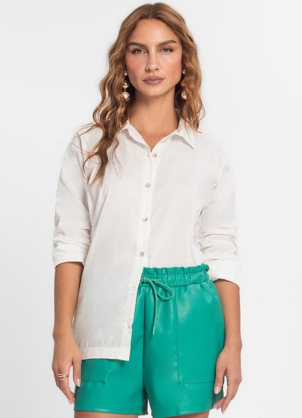 Endless - Camisa Manga Longa Feminina Bege