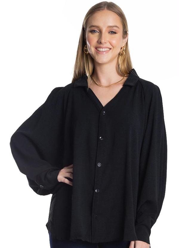 Endless - Camisa Manga Longa Preto