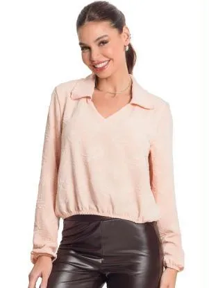 Rovitex - Camisa Manga Longa Rosa - ROVITEX