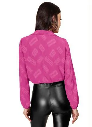 Rovitex - Camisa Manga Longa Rosa - ROVITEX