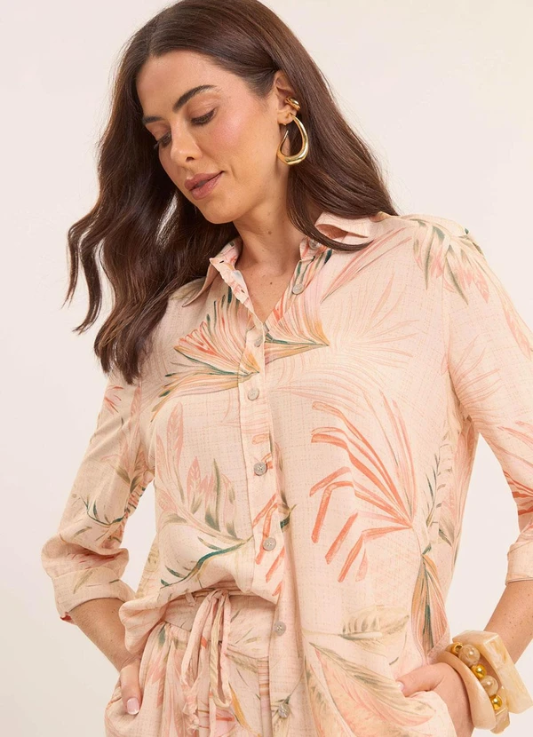 Doce Trama - Camisa Manga Longa Veraneio Estampada Estampado 4