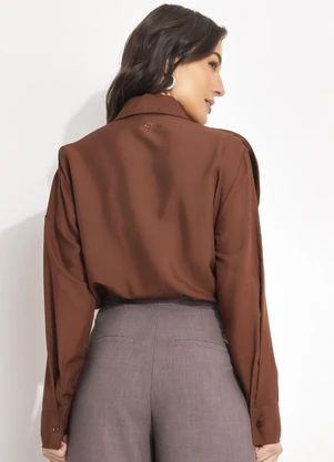 Colcci - Camisa Marrom - COLCCI