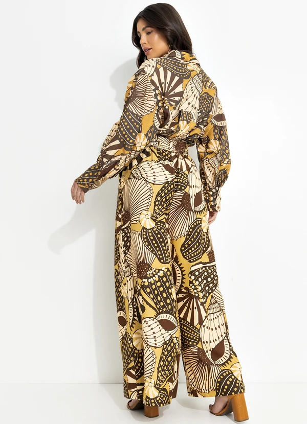 Farm - Camisa Mistura de Caju Amarelo 4