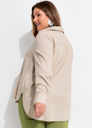Quintess - Camisa Natural em Linho - QUINTESS