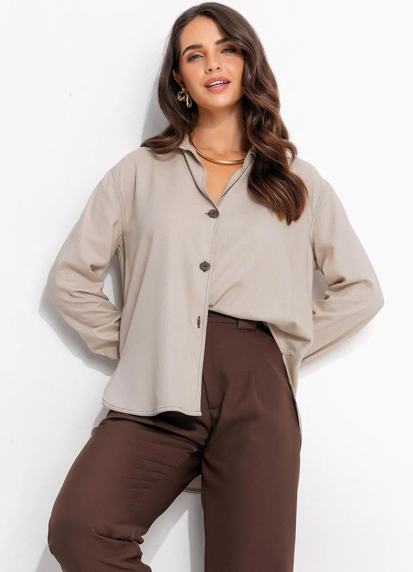 Quintess - Camisa Natural em Linho 6