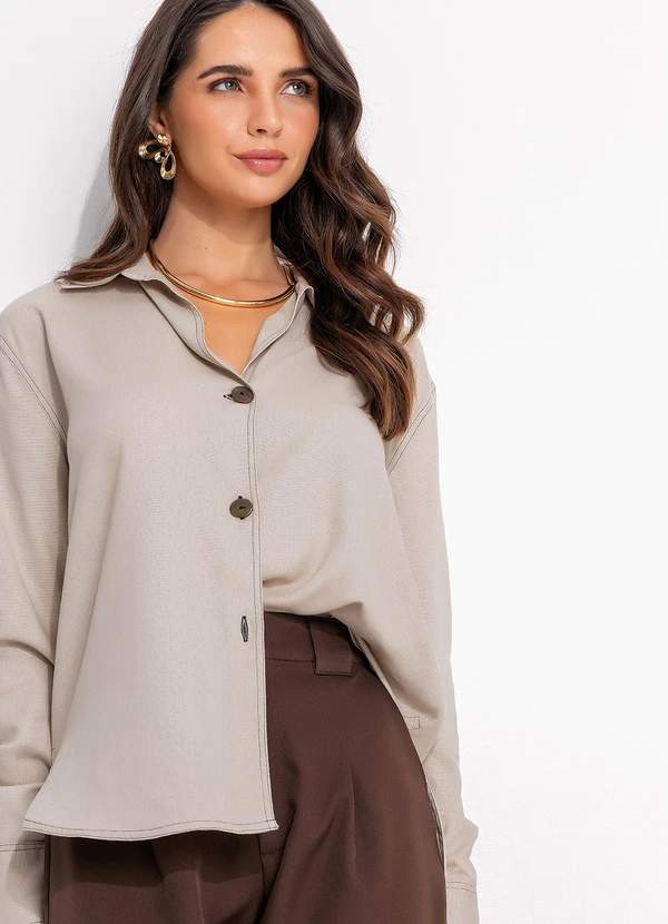 Quintess - Camisa Natural em Linho 9