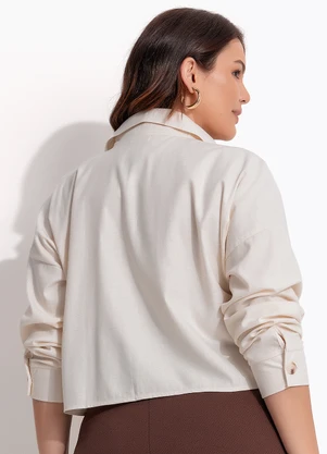 Quintess - Camisa Natural em Linho - QUINTESS