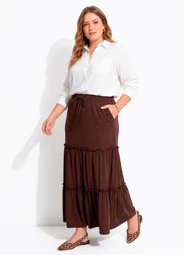 Quintess - Camisa Off White em Viscose Plana Sarjada 7