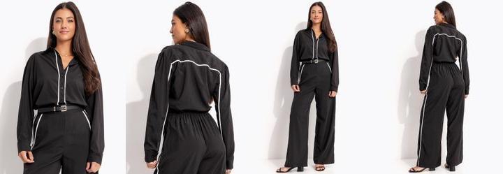 Camisa Preta Polister