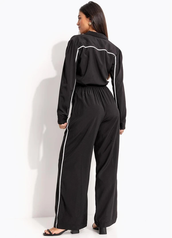 Quintess - Camisa Preta Poliéster 4