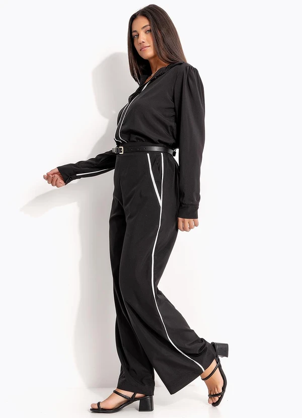 Quintess - Camisa Preta Poliéster 5