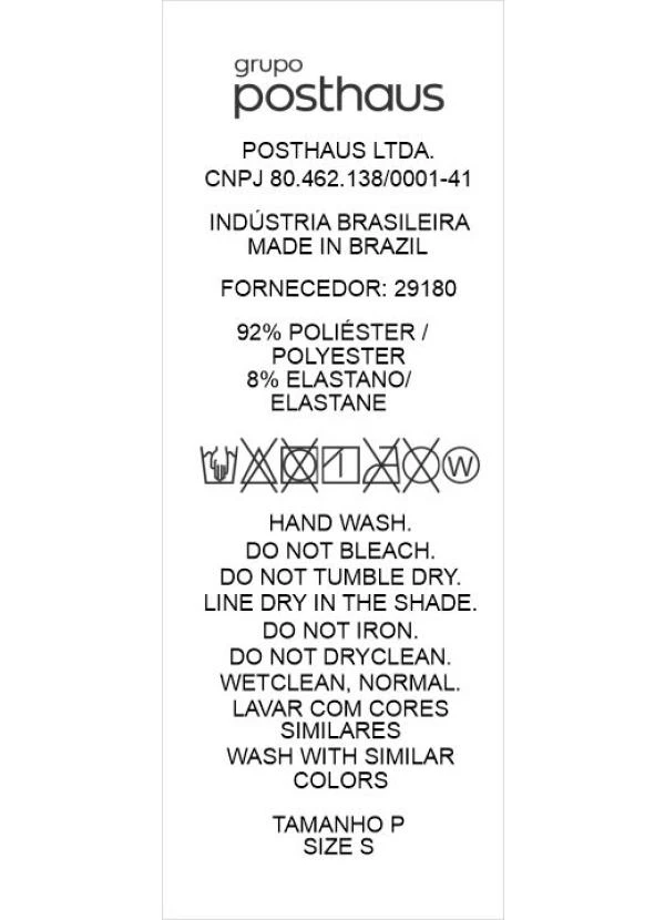 Quintess - Camisa Preta Poliéster 6