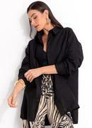 Camisa Preto em Alfaiataria