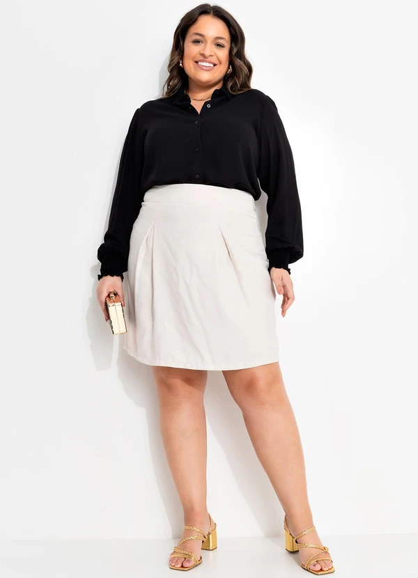 Quintess - Camisa Preto em Viscose Plana 13