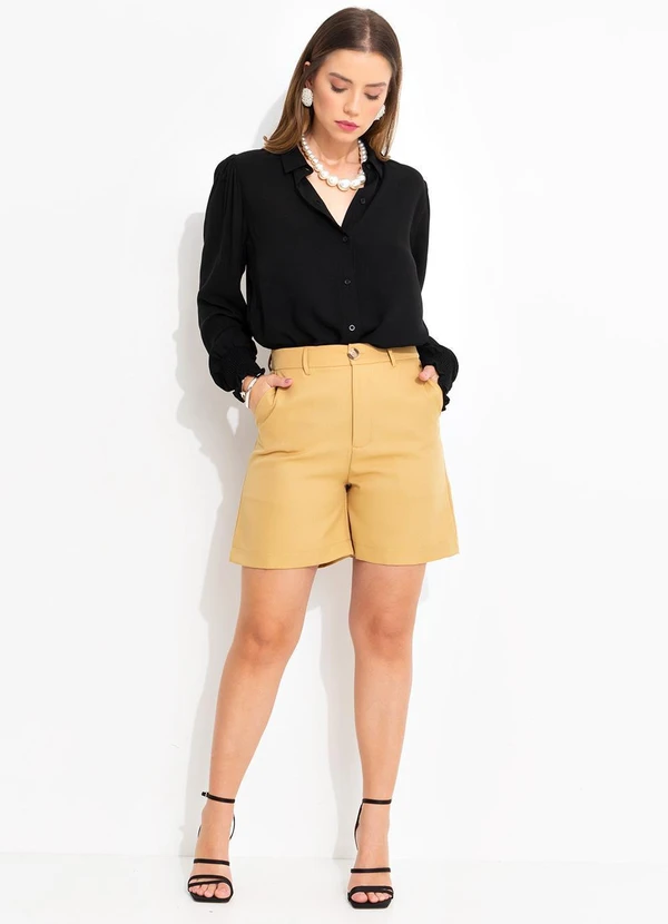 Quintess - Camisa Preto em Viscose Plana 9