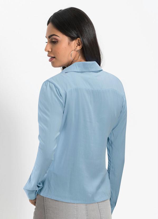 bonprix - Camisa Social Azul Claro 2