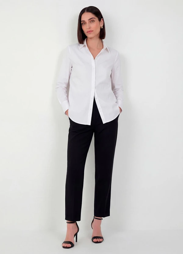 Principessa - Camisa Social Básica Off White Roberta 2