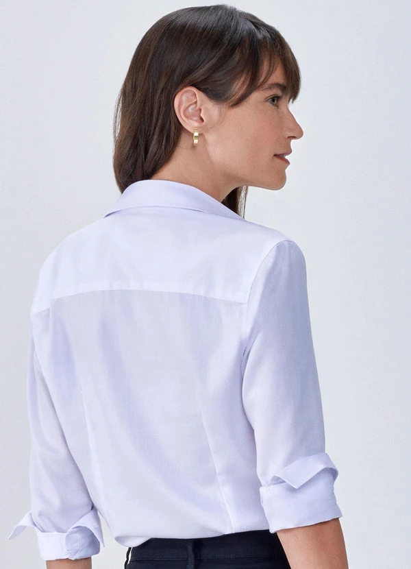 Principessa - Camisa Social Básica Off White Roberta 5