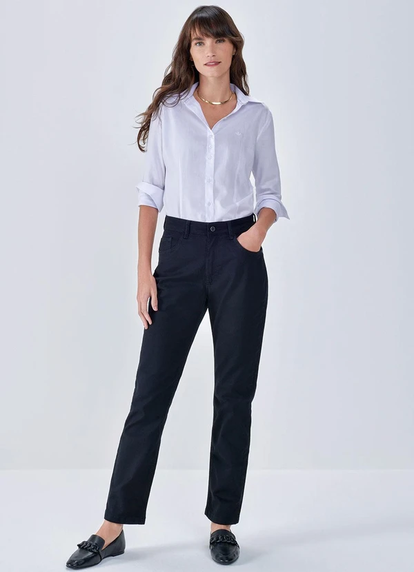 Principessa - Camisa Social Básica Off White Roberta 6