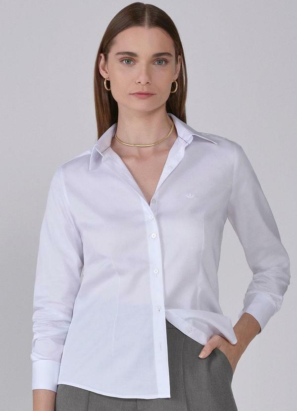 Principessa - Camisa Social Branco Ava