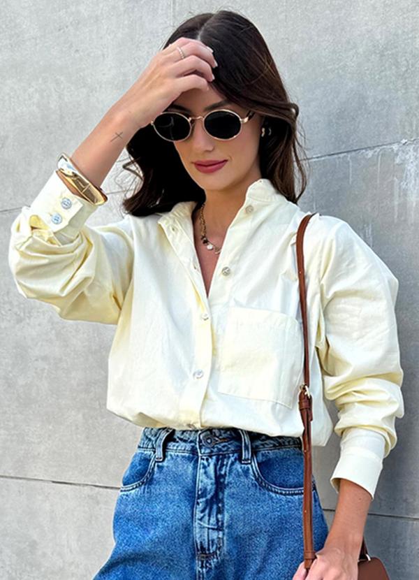 In Love - Camisa Suzane Amarelo