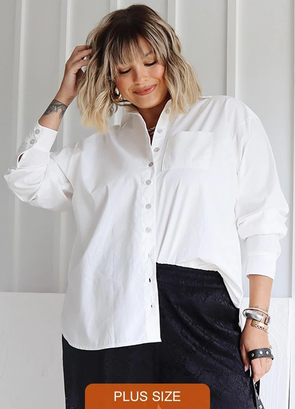 Outlet - Camisa Suzane Off White