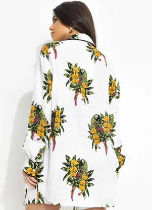 Farm - Camisa Uni Rio Maracanã Off White - FARM